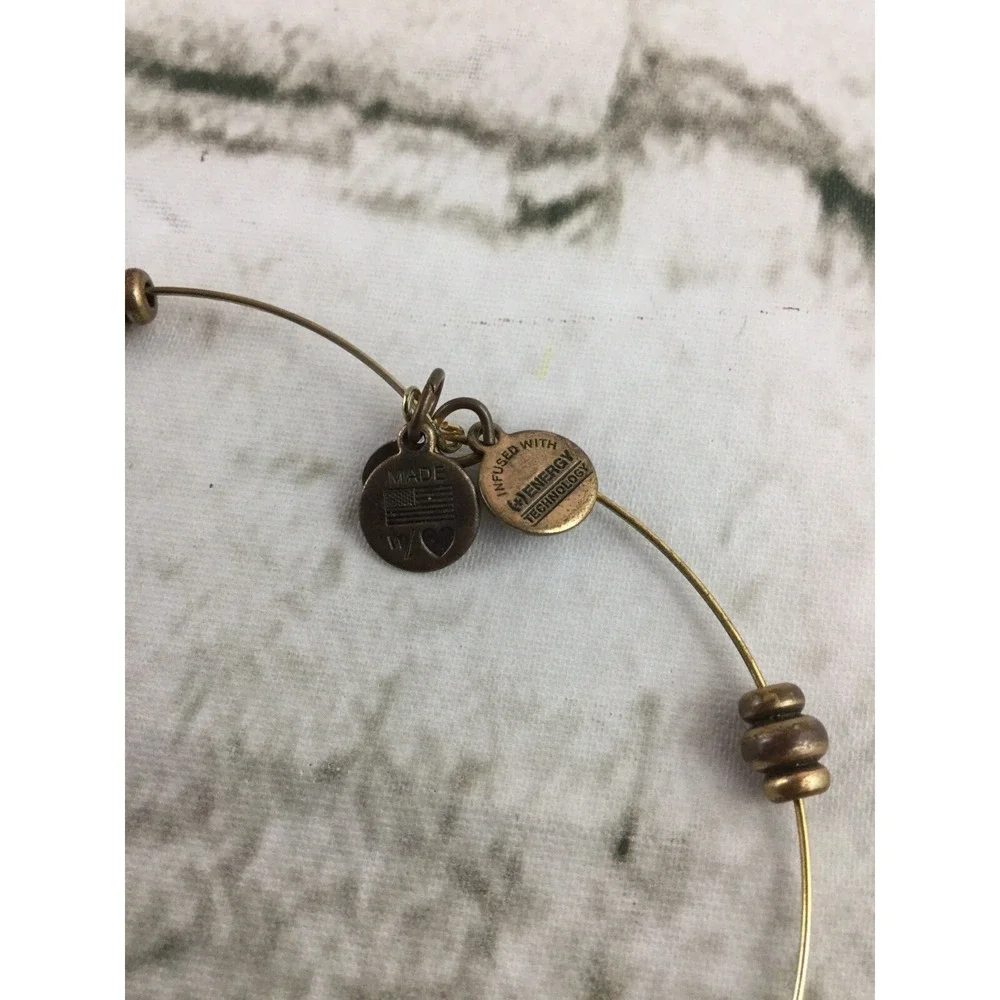Alex & Ani Energy Bracelet‎ Brushed Gold Toned Bracelet